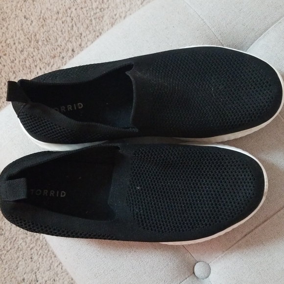 torrid Shoes - Torrid Black Mesh Sneakers